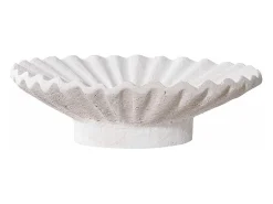 ebuy24 2 candelabros de placa de cemento Blanco Best