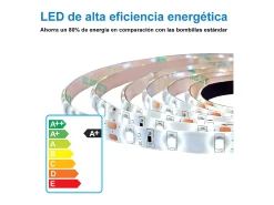 Sale Aica Espejo de baño redondo LED 60cm con marco, antivaho, luminosidad regulable Transparente