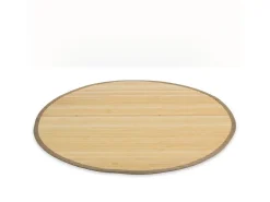 Alfombra De Salón-Alfombra 150 cm bambú natural claro Color natural claro