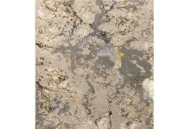 Alfombra abstracta - 200x290cm - , gris, beige - Aurora Galaxy Dorado