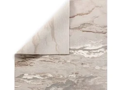 Alfombra abstracta - 160x230cm - oro, gris, beige - Aurora Linea Dorado New