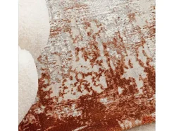 Best Alfombra abstracta - 120x170cm - , crema - Kuza Border Naranja