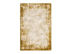 Outlet Alfombra abstracta - 160x230cm - oro, crema - Kuza Border Dorado