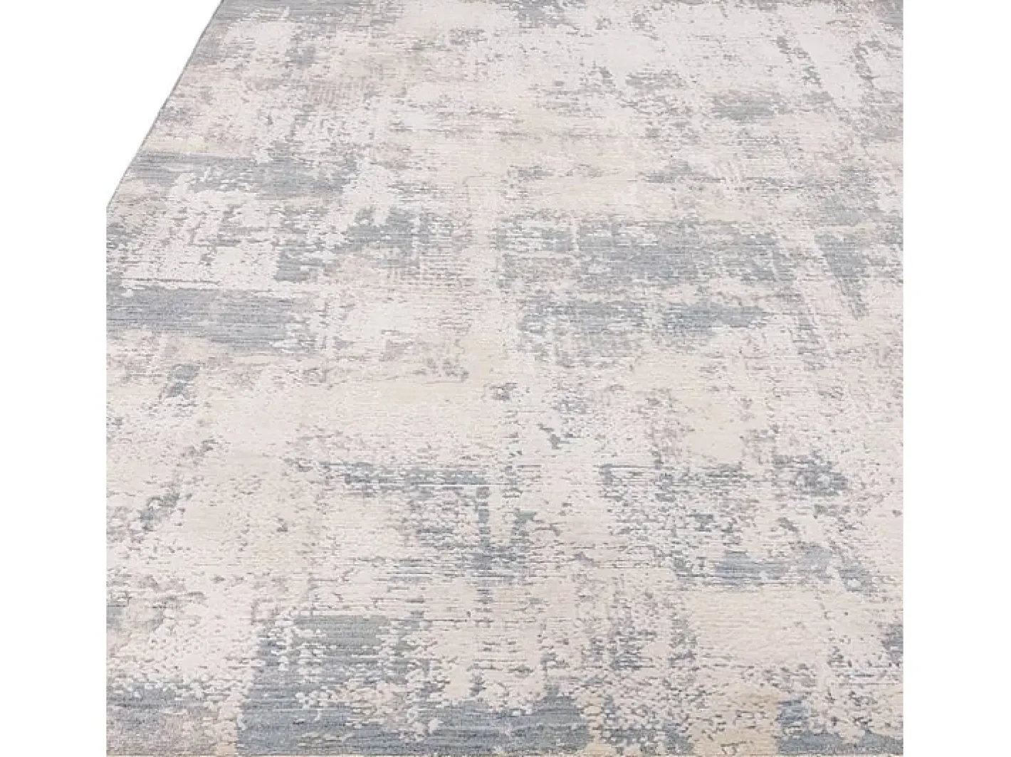 Alfombra De Salón-Alfombra abstracta - 160x240cm - azul, crema - Seville Zafra Beige