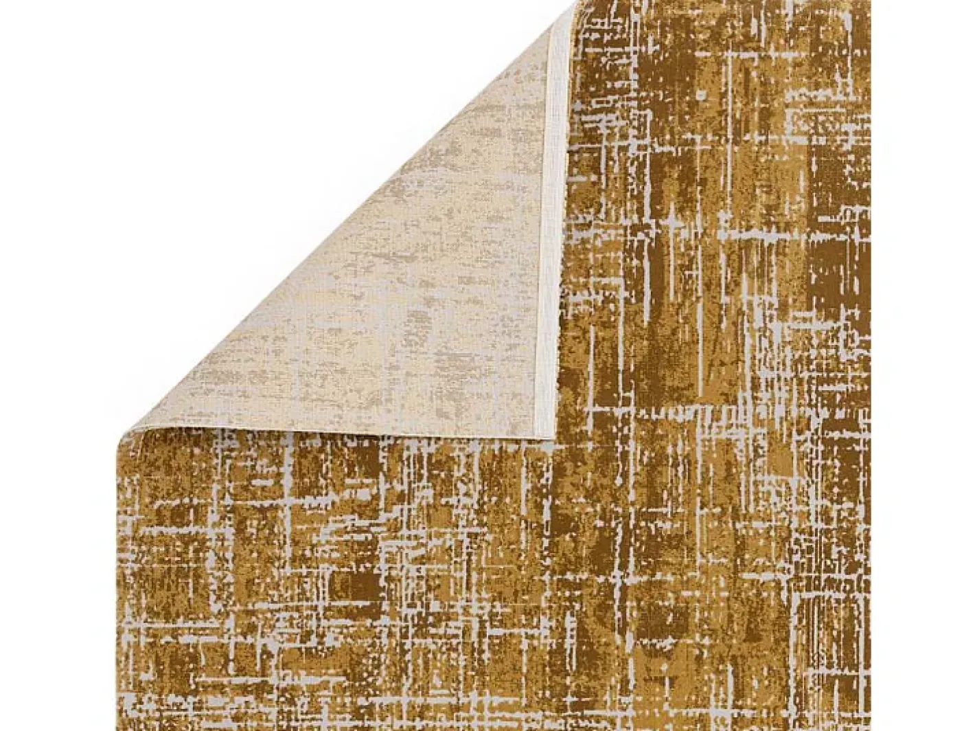 Alfombra De Salón-Alfombra abstracta - 160x230cm - oro - Kuza Abstract Dorado