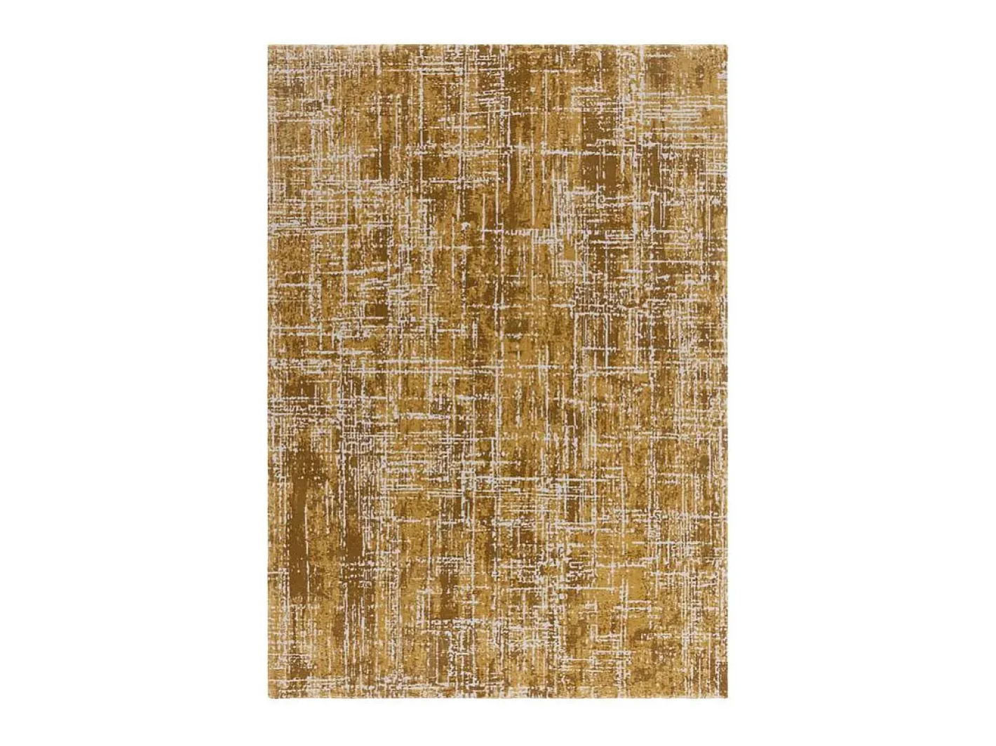 Alfombra De Salón-Alfombra abstracta - 160x230cm - oro - Kuza Abstract Dorado