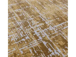 Alfombra De Salón-Alfombra abstracta - 160x230cm - oro - Kuza Abstract Dorado