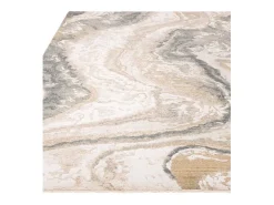 Alfombra abstracta - 160x240cm - gris, crema, oro - Seville Oro Beige Clearance