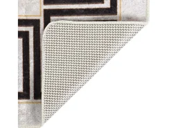 Alfombra De Cocina-Alfombra antideslizante lavable 80x300 cm claro Beige