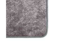 Alfombra De Cocina-Alfombra antideslizante lavable 160x230 cm Gris