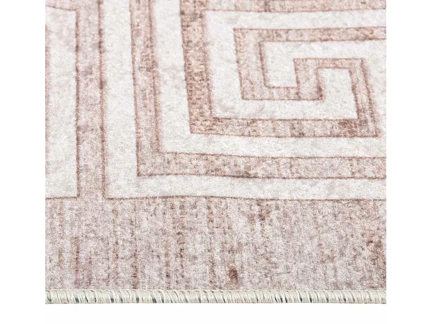 Alfombra De Cocina-Alfombra antideslizante lavable 160x230 cm Beige