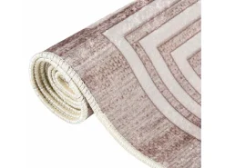 Alfombra antideslizante lavable 80x150 cm Beige Best