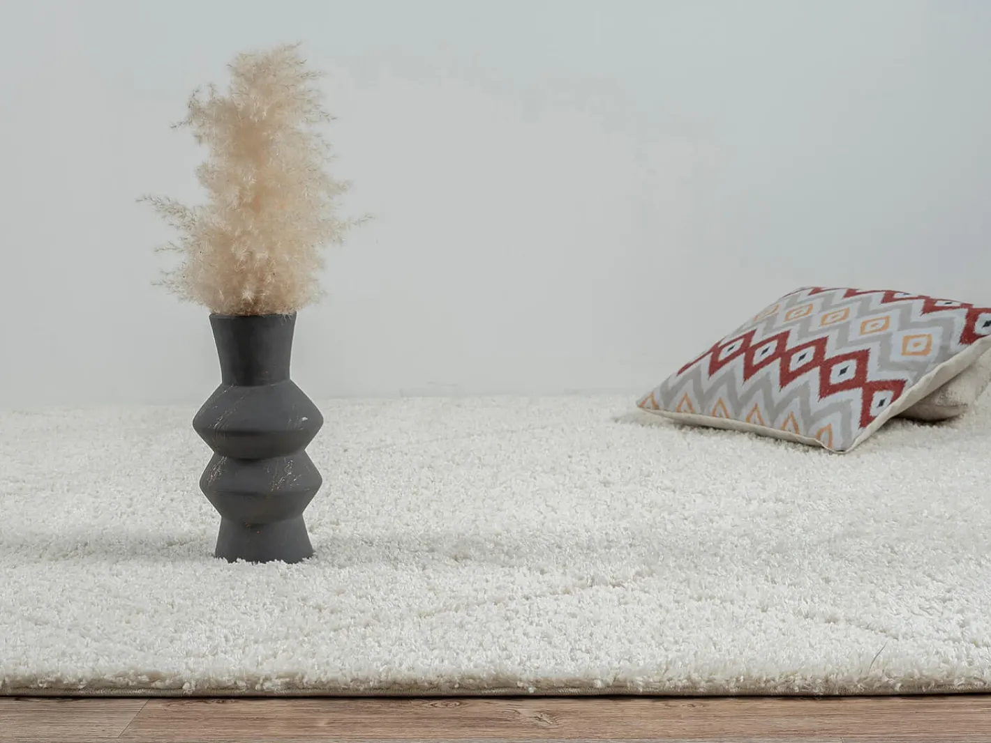 the carpet Alfombra Bahar Shaggy patrón rombos, , 120 x 170 cm Crema New
