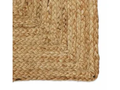 Alfombra 80 x 150 cm Yute Beige