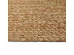 Alfombra 80 x 150 cm Yute Beige