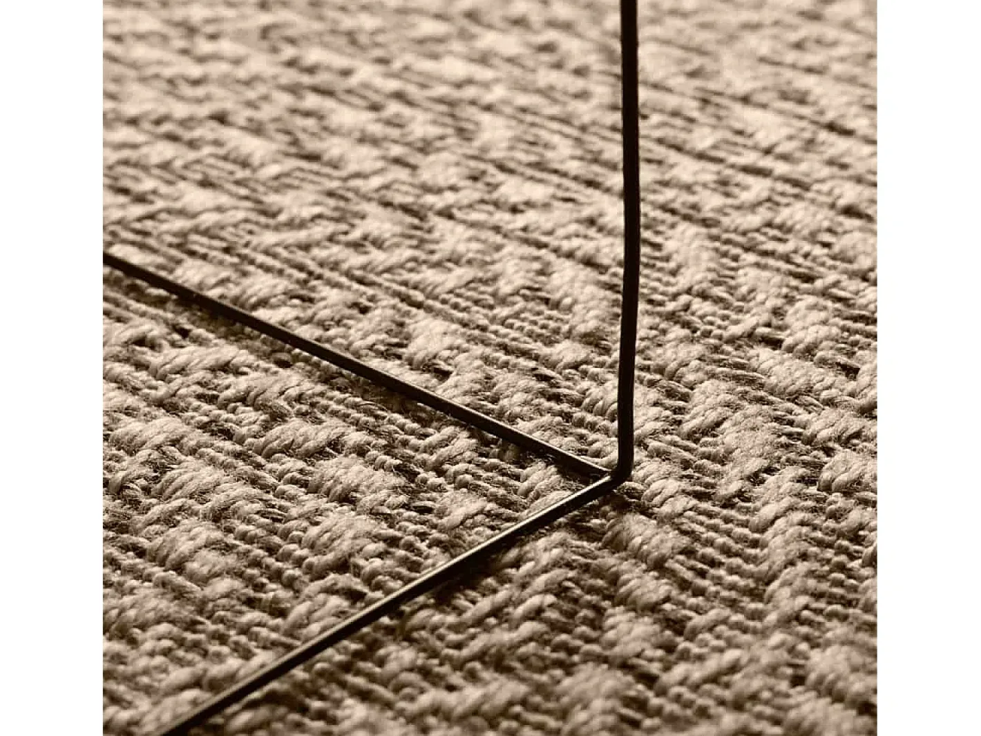 Alfombra ZIZUR Ø 120cm aspecto yute para interior y exterior Beige Online