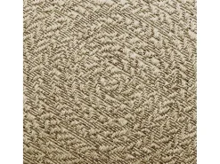Alfombra ZIZUR Ø 120cm aspecto yute para interior y exterior Beige Online