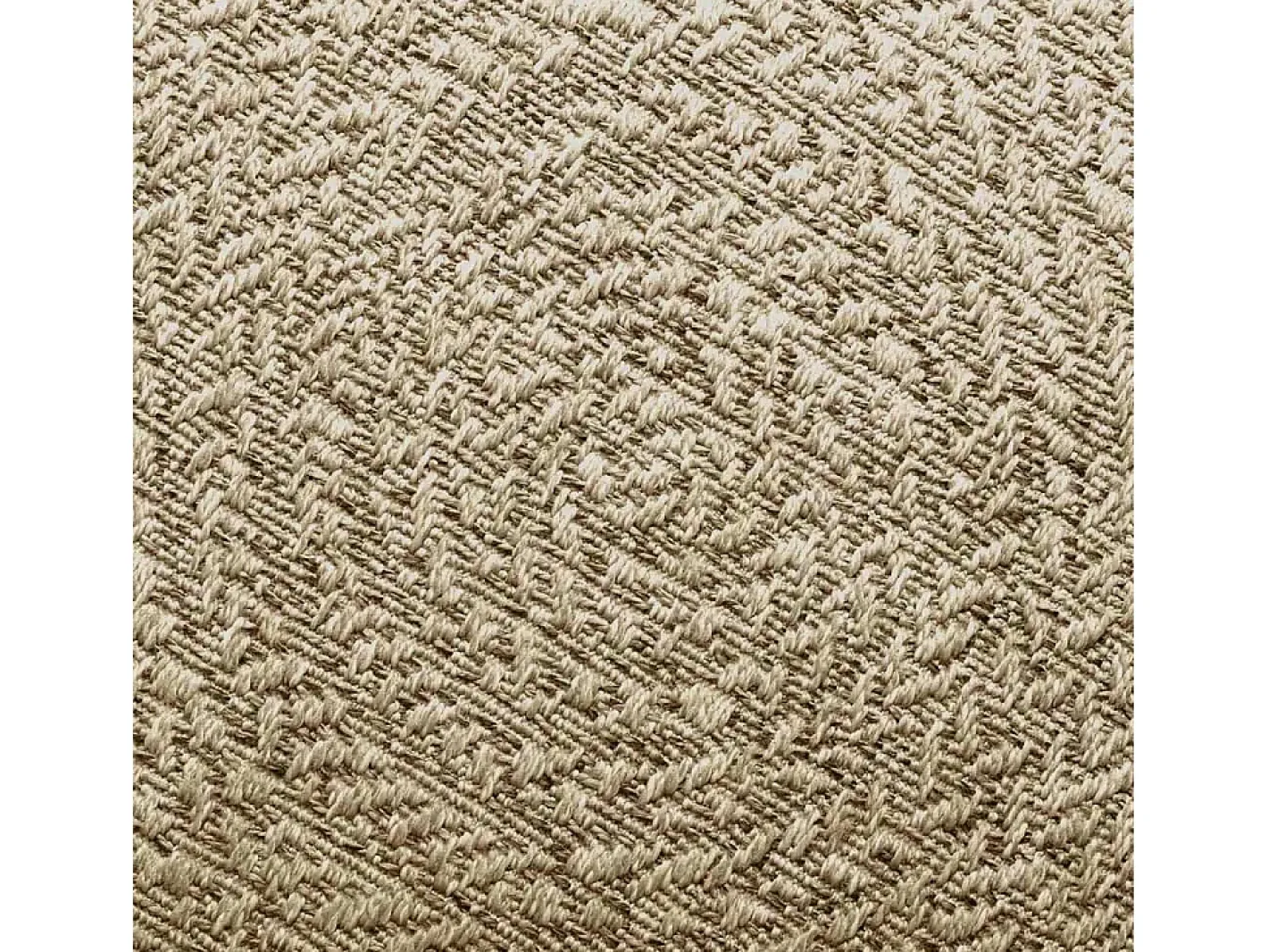 Alfombra ZIZUR Ø 120cm aspecto yute para interior y exterior Beige Online