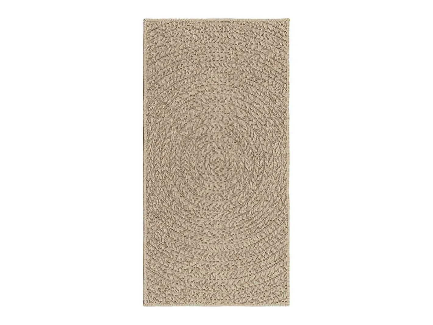 Alfombra ZIZUR 60x110 cm efecto yute interior exterior Beige Discount