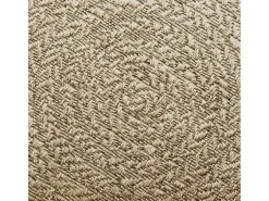 Alfombra De Cocina-Alfombra ZIZUR 240x340 cm efecto yute para interior y exterior Beige