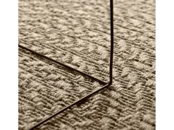 Alfombra ZIZUR 140x200 cm efecto yute para interior y exterior Beige