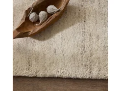 Alfombra bereber tejida a mano con lana 60x120 cm Jaspe Taza Royal Color natural oscuro Clearance