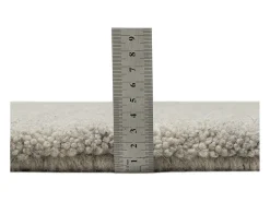 Alfombra De Salón-Alfombra bereber tejida a mano con lana 70x240 cm Arena Imaba Super Gris antracita