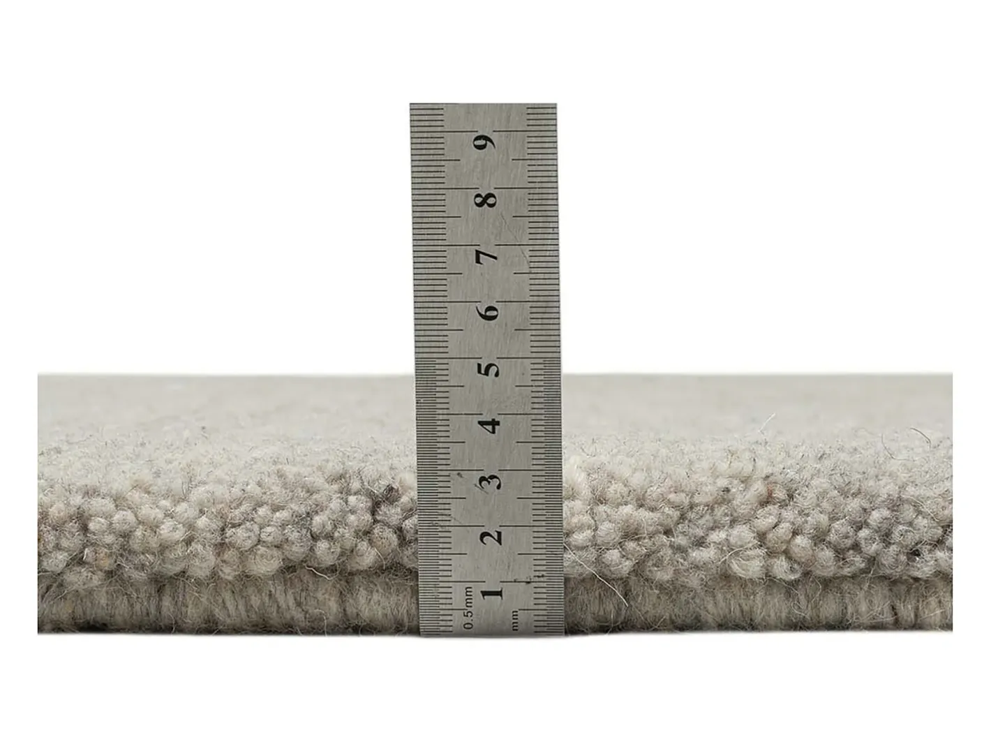 Alfombra De Salón-Alfombra bereber tejida a mano con lana 70x240 cm Arena Imaba Super Gris antracita