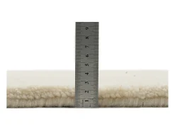 Clearance Alfombra bereber tejida a mano con lana 170x240 cm Imaba Super Blanco