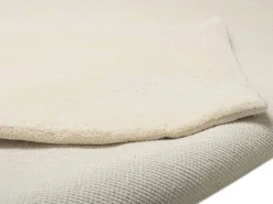 Alfombra De Salón-Alfombra bereber tejida a mano con lana 90x160 cm Imaba Super Blanco