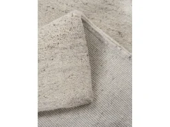 Alfombra bereber tejida a mano con lana 70x620 cm Jaspe Maloronga Color natural oscuro Sale