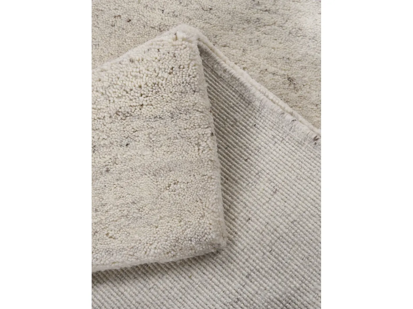 Alfombra bereber tejida a mano con lana 70x620 cm Jaspe Maloronga Color natural oscuro Sale