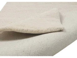 Alfombra bereber tejida a mano con lana 70x140 cm Jaspe Maloronga Color natural oscuro