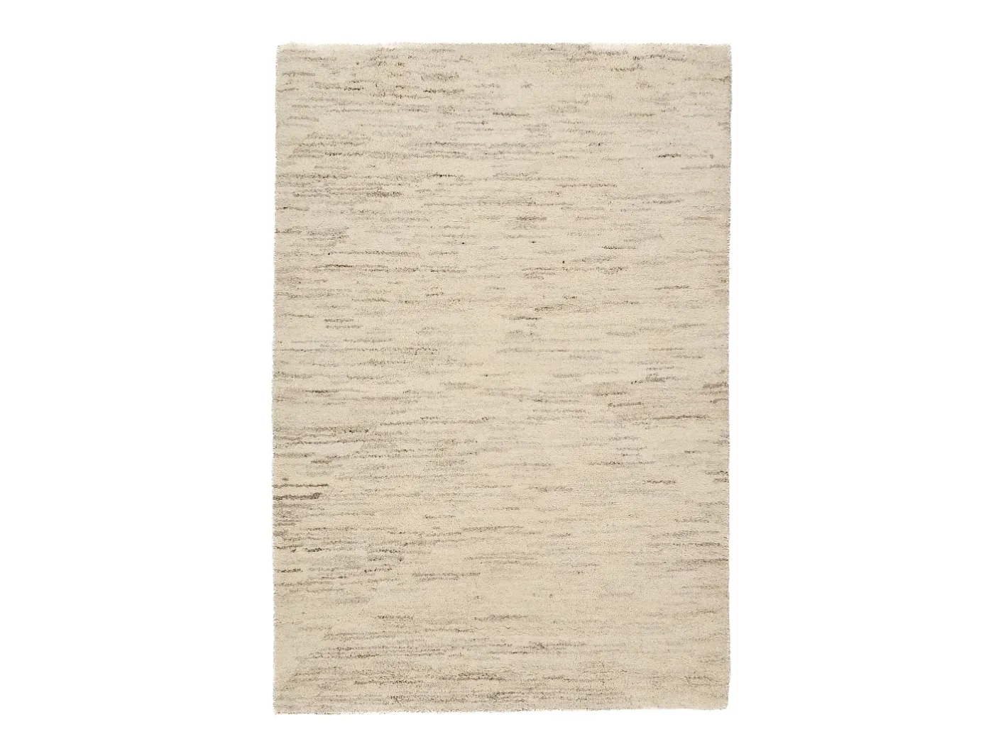 Alfombra bereber tejida a mano con lana 300x400 cm Jaspe Hadj Color natural oscuro Clearance
