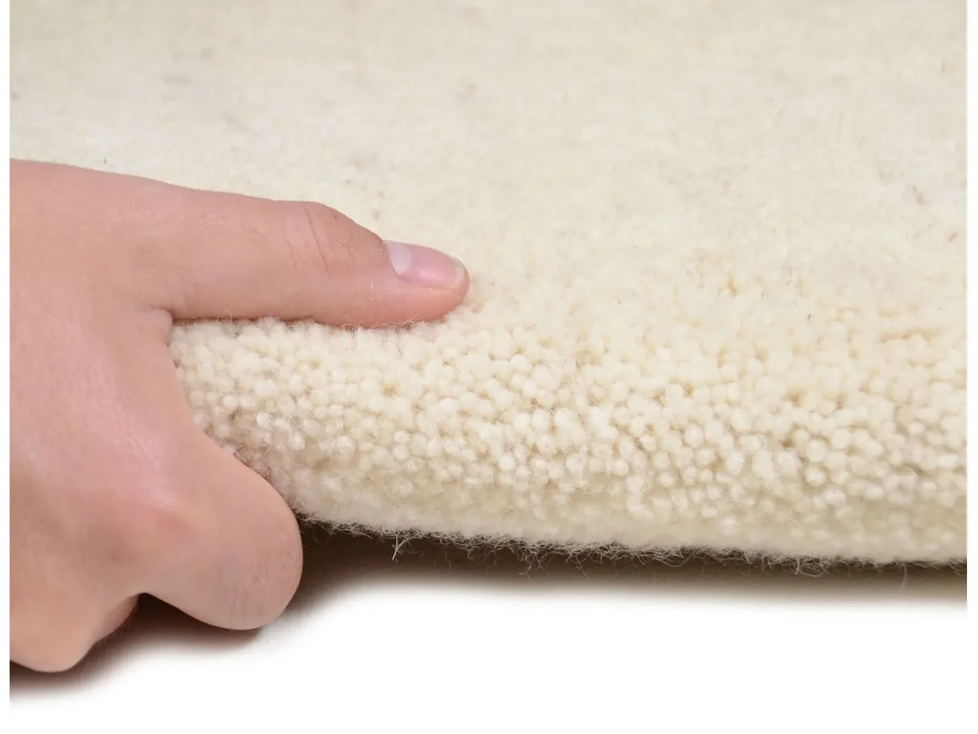 Alfombra bereber tejida a mano con lana 90x160 cm Jaspe Imaba Super Color natural oscuro Clearance