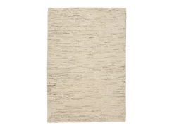 Alfombra De Salón-Alfombra bereber tejida a mano con lana 170x240 cm Jaspe Hadj Color natural oscuro