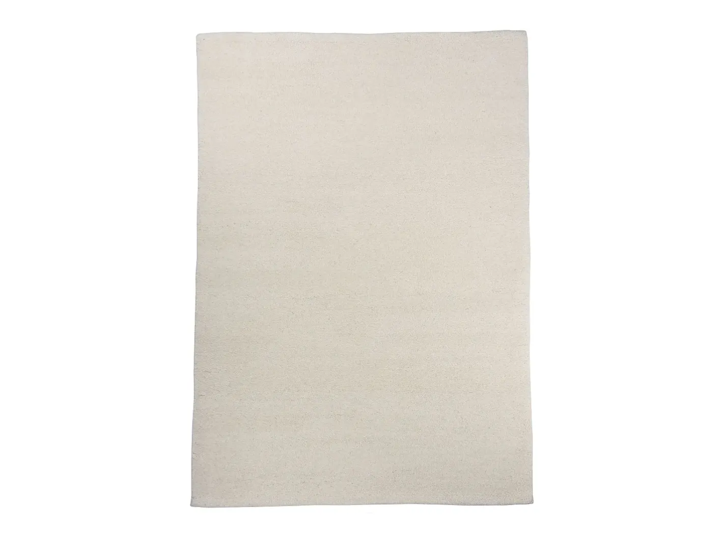 Alfombra De Salón-Alfombra bereber tejida a mano con lana 140x200 cm Maloronga Blanco