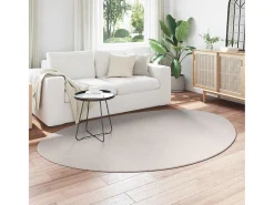 Best Alfombra color arena 160 x 230 cm Poliéster Marru00f3n