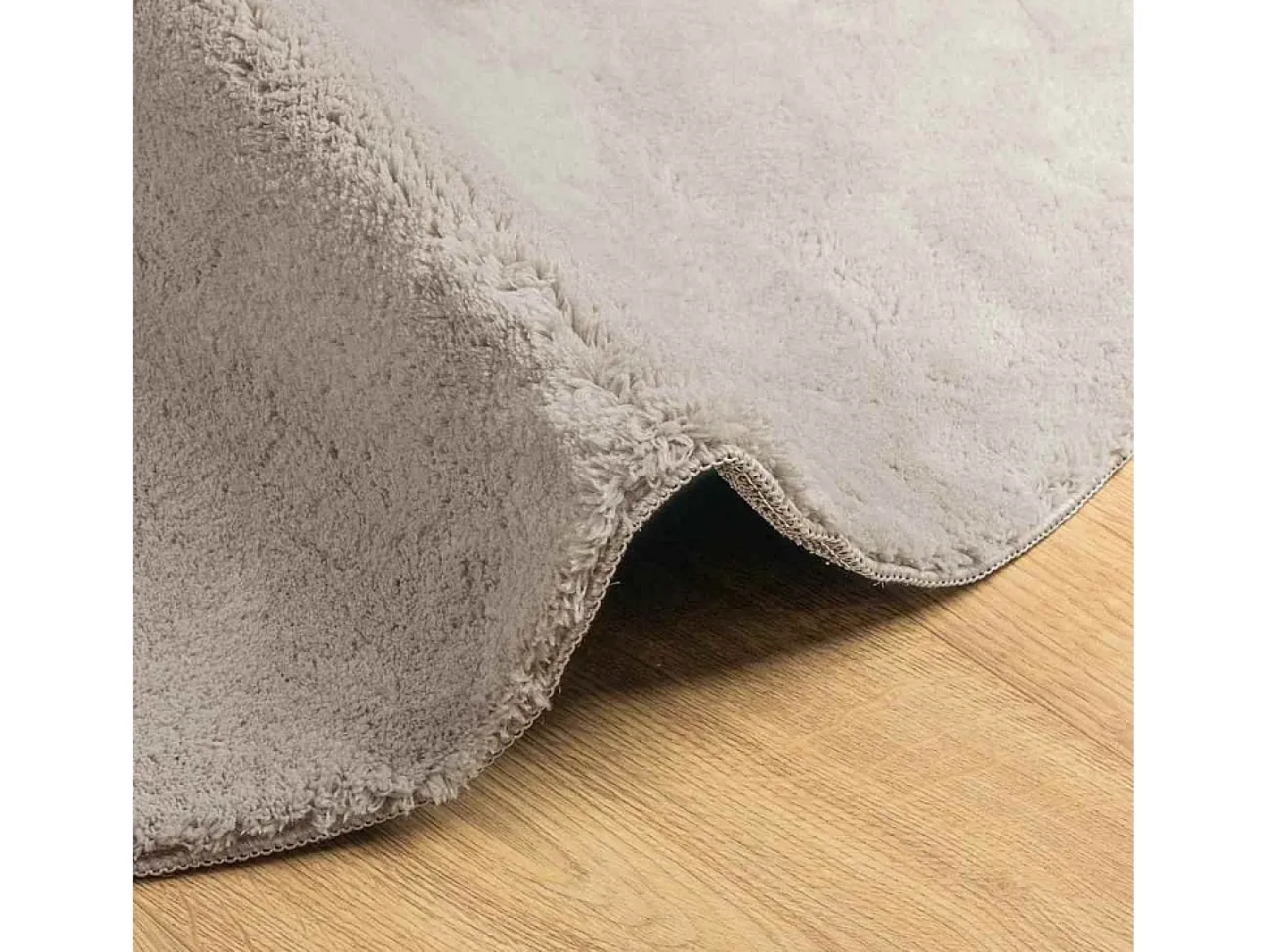 Best Alfombra color arena 160 x 230 cm Poliéster Marru00f3n