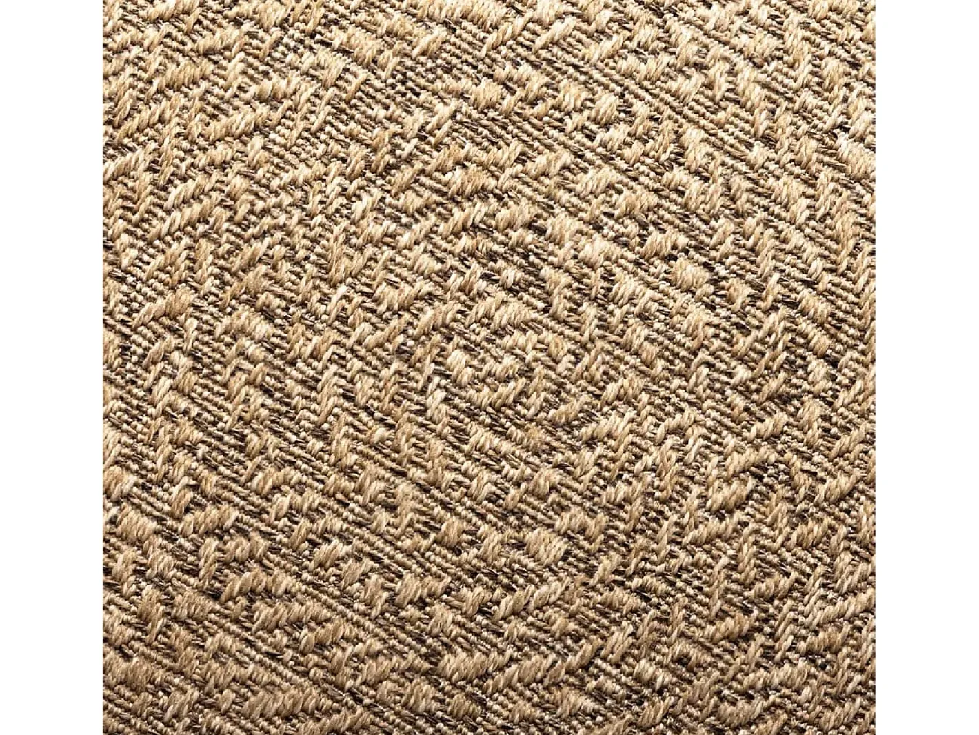 Hot Clicnbuy Alfombra con aspecto de yute interior y exterior 120x170 cm Marru00f3n