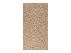 Discount Clicnbuy Alfombra con aspecto de yute interior y exterior 80x150 cm Marru00f3n
