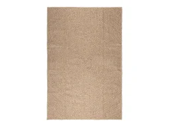 Clicnbuy Alfombra con aspecto de yute interior y exterior 160x230 cm Marru00f3n New