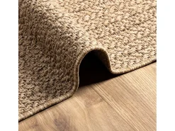 Clearance Clicnbuy Alfombra con aspecto de yute interior y exterior 120x170 cm Marru00f3n