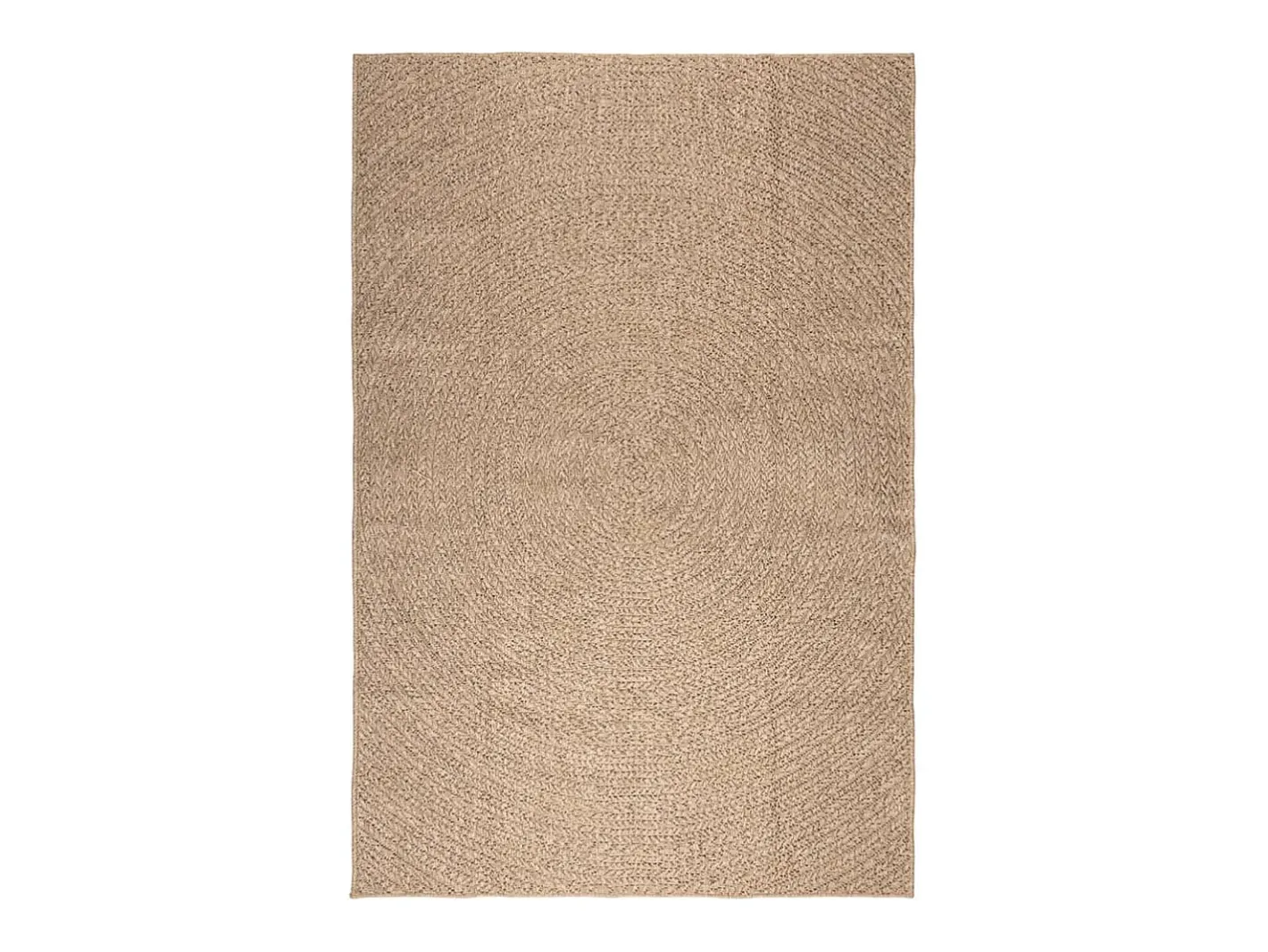 Sale Clicnbuy Alfombra con aspecto de yute interior y exterior 200x290 cm Marru00f3n