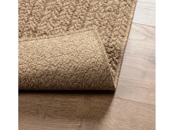 Clicnbuy Alfombra con aspecto de yute interior y exterior 140x200 cm Marru00f3n Best