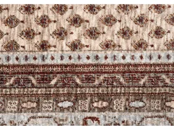 Clearance Alfombra con bordes de estilo oriental 240x290 cm multi Beatrice Beige