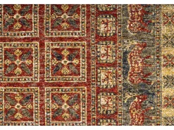 Outlet Alfombra con bordes de estilo oriental 60x130 cm Multi Beatrice Rojo