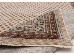 Alfombra con bordes de estilo oriental 80x150 cm multi Beatrice Beige
