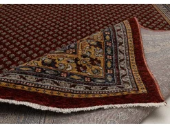 Alfombra con bordes de estilo oriental 60x130 cm Multi Beatrice Rojo Outlet