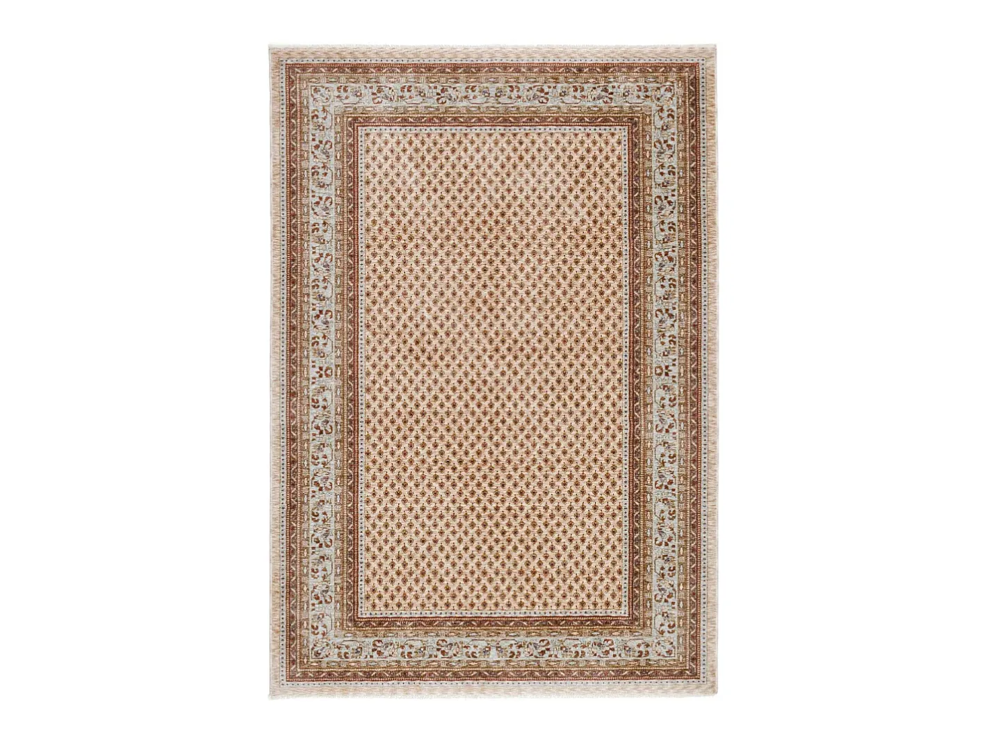 Alfombra con bordes de estilo oriental 180x280 cm multi Beatrice Beige